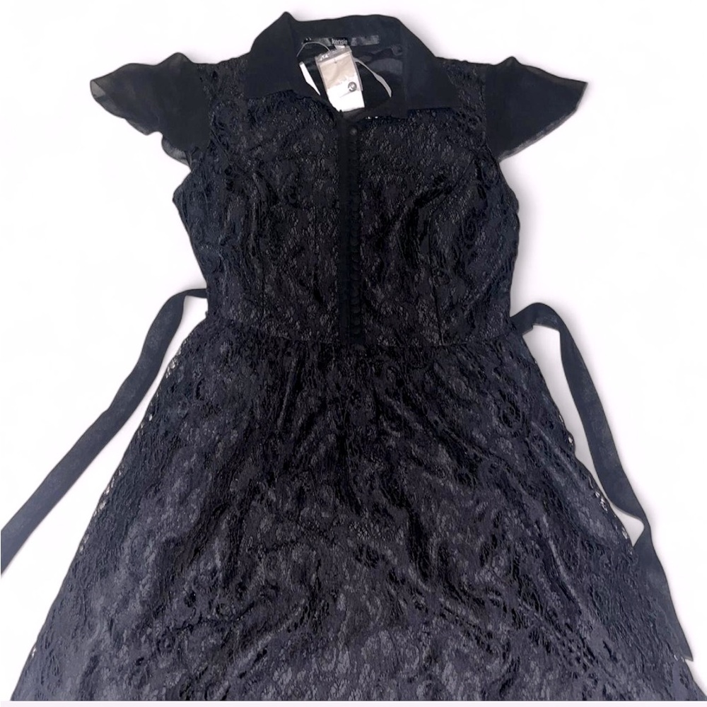 Kensie Black Fit and Flare Mini Dress